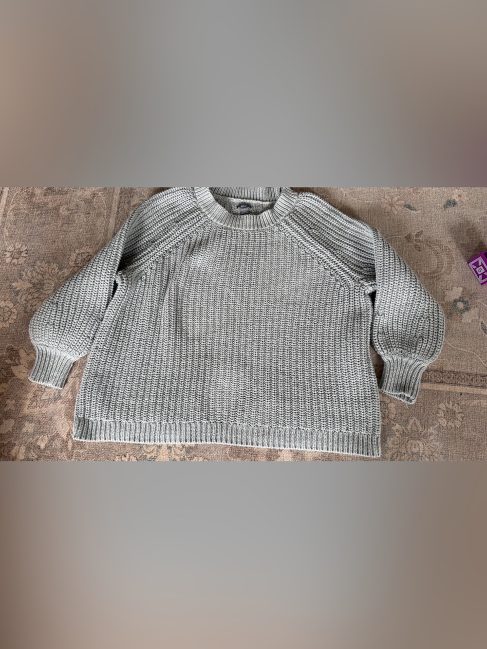 aerie Grey Knit Sweater